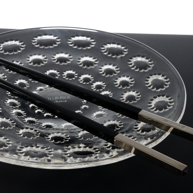 テーブルウェア「皿 アスター（クリアガラス）直径18cm」