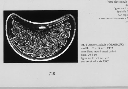 テーブルウェア「クレセント皿 オルモー 幅21cm」