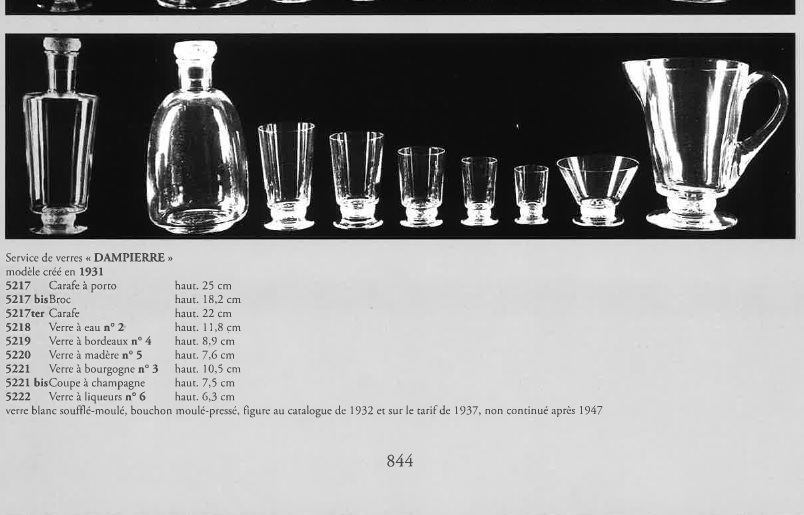 テーブルウェア「ダンピエール DAMPIERRE リキュールグラス」