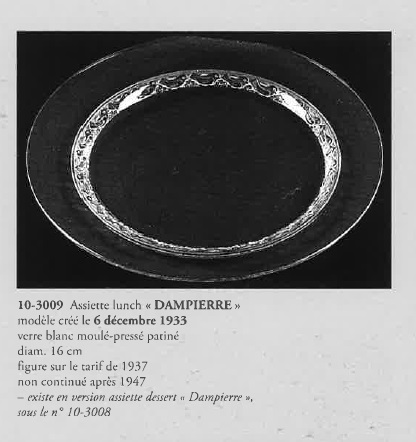 テーブルウェア「ダンピエール DAMPIERRE 皿」