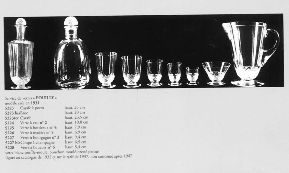 テーブルウェア「プイィ POUILLY ワイングラス H 8 ㎝」