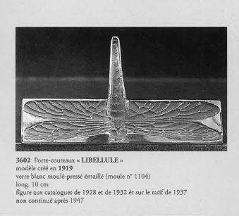 テーブルウェア「トンボ LIBELLULE ナイフレスト【1客のみ】」