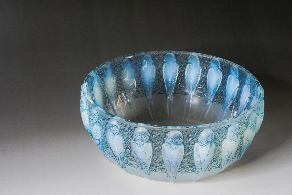 鉢＆皿「インコ」