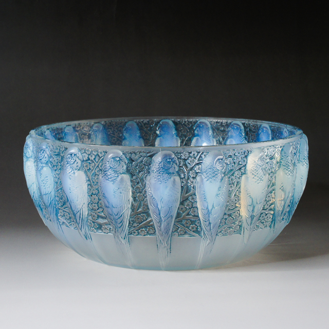 鉢＆皿「インコ」