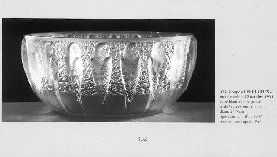 鉢＆皿「インコ」