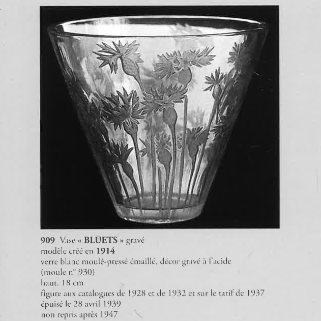 花瓶「矢車菊（ライトブルー）」