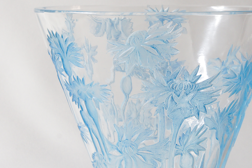 花瓶「矢車菊（ライトブルー）」